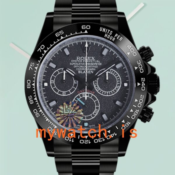 Rolex Daytona Mens 40mm 116500 Stainless Steel Black-tone: Genuine vs. Replica