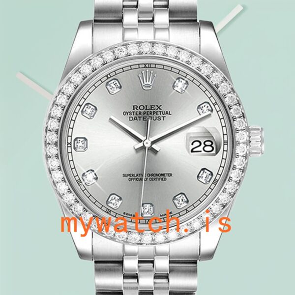 Rolex Datejust Unisex 36mm 116244 Silver-tone Silver Dial: A Timeless Classic