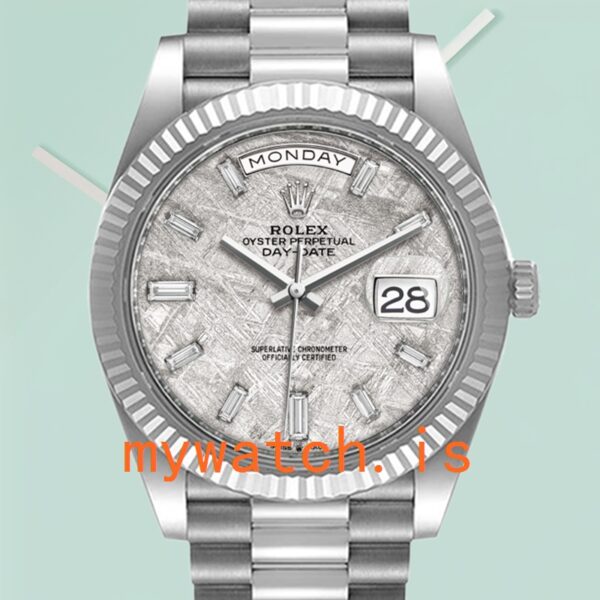 Rolex Day-Date m228236-0011 40mm Mens Stainless Steel: Genuine vs. Replica