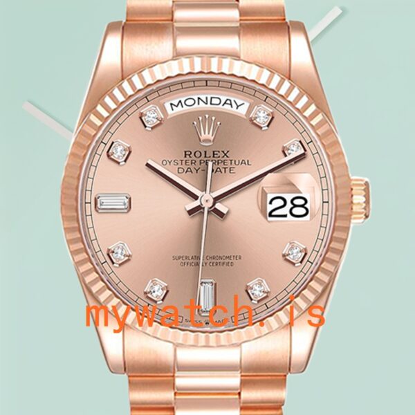 Rolex Day-Date 36mm Mens m128235-0009 Stainless Steel: Genuine vs. Replica