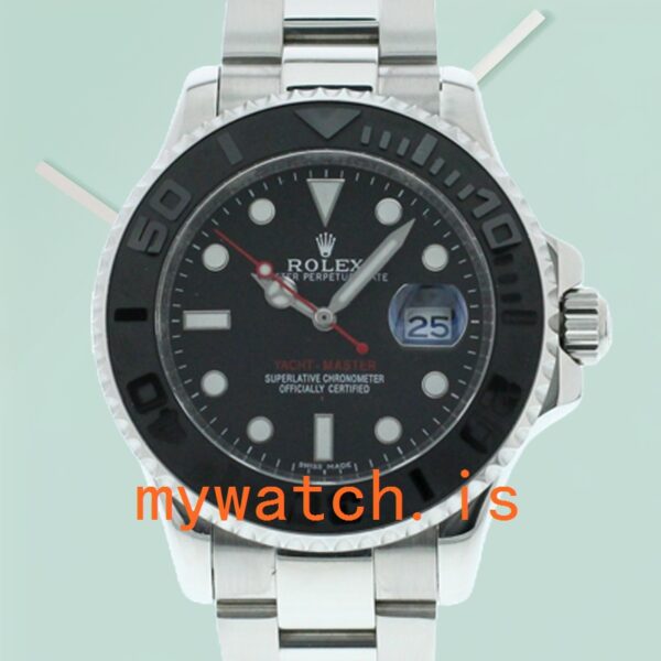 Rolex Yacht-Master Men’s 40mm 116622BKSO Oyster Bracelet Automatic: Genuine vs. Replica