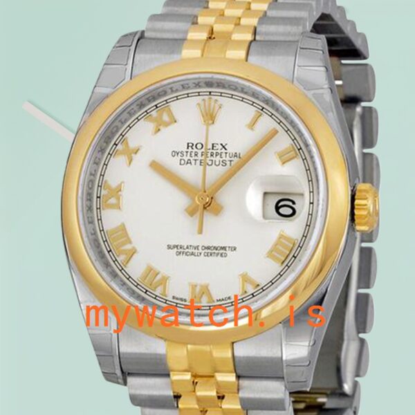 Rolex Datejust 116203-0144 Mens 36mm Silver-tone: Genuine vs. Replica